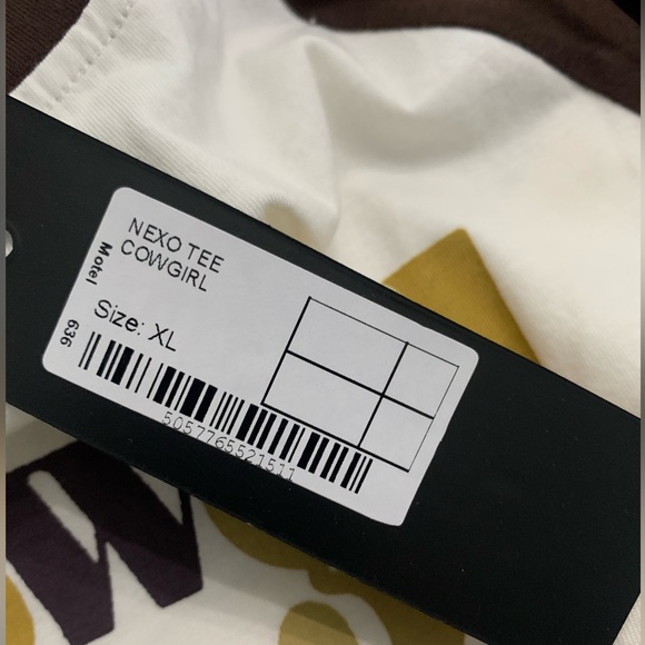 NEW MOTEL COWGIRL NEXO TEE WHITE/BROWN SIZE:XL - Picture 6 of 6